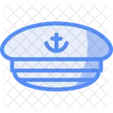 Captain S Hat Nautical Headwear Skipper Hat Icon