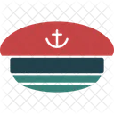 Captain S Hat Nautical Headwear Skipper Hat Icon