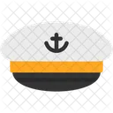 Captain S Hat Nautical Headwear Skipper Hat Icon