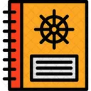 Captain S Logbook Ship Diary Maritime Journal Icon