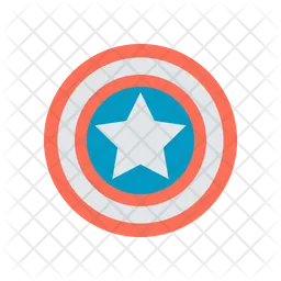 Caption America Badge  Icon