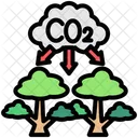 Gases De Efecto Invernadero Solucion Climatica Tecnologia Icono