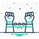 Captured Handcuff Shackles Icon
