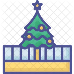 Capturing Yuletide Charm through Christmas Decoration Tree  Icon