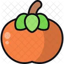 Caqui Fruta Comida Sana Icono