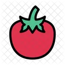 Caqui Fruta Comida Icono