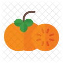Caqui Organico Vegetariano Icono