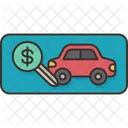 Car Rental Sign Icon