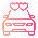 Car Valentine Front View Icon