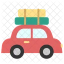 Travel Car Holiday Icon