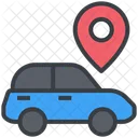 Travel Car Location Icon