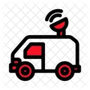 Car Press Media Vehicle Icon