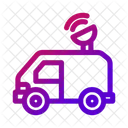 Car Press Media Vehicle Icon