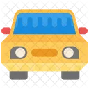Car Yellow Taxi Icon