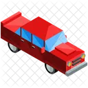 Red Car Transport Icon