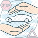 Car Care Hands Icon