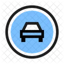 Car Square Retro Icon
