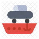 Car Ship Cargo Icon