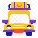 Car Travel Transportation Stickers Icon