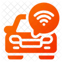 Car Network Internet Icon