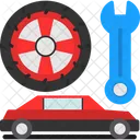 Car Garage Maintenance Icon