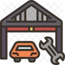 Car Shop Garage Icon