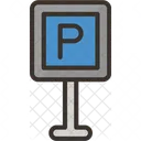 자동차 주차장 지역 아이콘