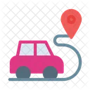 Car Travel Location Icon
