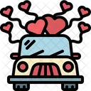 Car Wedding Heart Icon