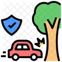 Accident Car Crash Tree Icon
