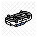 Accident Inverted Car Icon