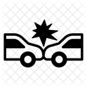 Car Crash Car Strike Car Damage Icon