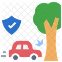 Accident Car Crash Tree Icon