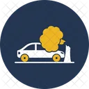 Car Accident With Tree Accident Car Icon