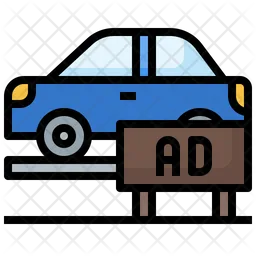 Car Ad  Icon