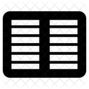 Car air filter  Icon