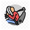 Airbag Car Safety Icon
