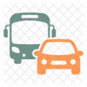 Car And Bus Bus Car Icon