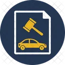 Car Auction File Agreement Autonomous Icon