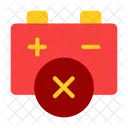 Car battery error  Icon
