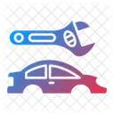 Car Service Car Lift Car Workshop 아이콘
