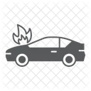 Fire Burn Crash Icon