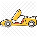Car Butterfly Doors Icon
