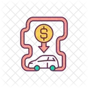 Cost Reduction Finance Icon