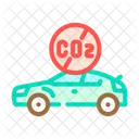 Emission Free Car Icon