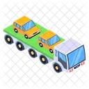 Car Loader Car Carrier Car Carrier Truck Icon