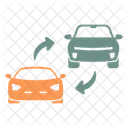 Car Change Car Rental Cars Icon