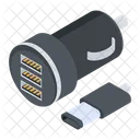Car Charger Vehicle Charger Automotive Charger Icon