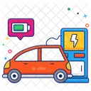 Electric Car Electric Vehicle Autonomous Car Icon
