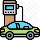 Car Charging Car Electric Icon